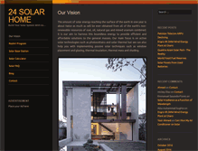 Tablet Screenshot of 24solarhome.com